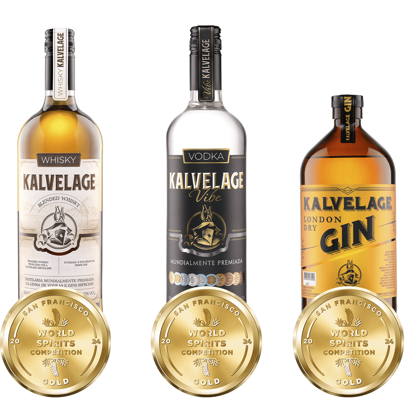 Destilaria Kalvelage é a única brasileira com três ouros no San Francisco World Spirits Competition em 2024