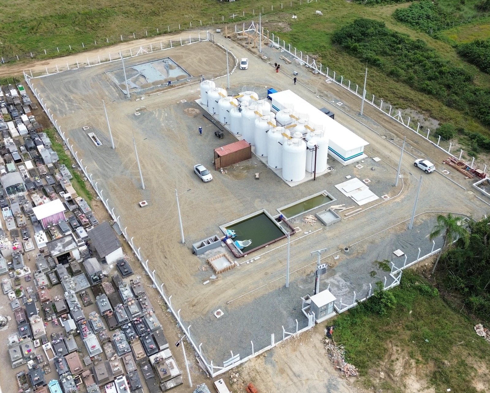 Penha,Estação de Tratamento de Esgoto,ETE Gravatá,MBBR/IFAS