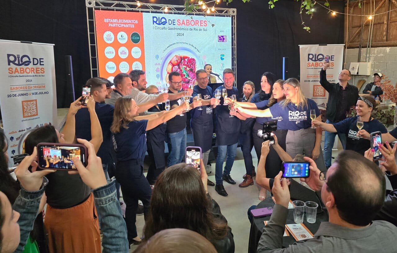 Rio do Sul,primeiro circuito gastronômico,SEBRAE/SC,mapa dos roteiros gastronômicos,Santa Catarina