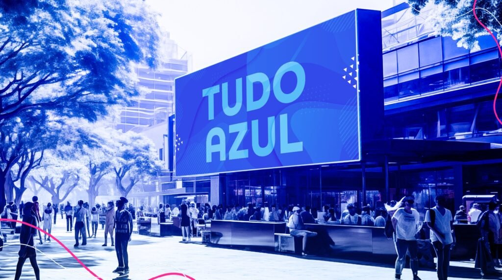 Azul Light,telas de LED,Balneário Camboriú,Santa Catarina,showroom,DNA,negócios,arranha-céus,show business