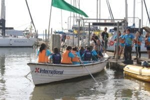 Itajaí,Baía Afonso Wippel,Avenida Ministro Victor Konder,Associação Náutica de Itajaí,projeto Navegando pela Cidadania