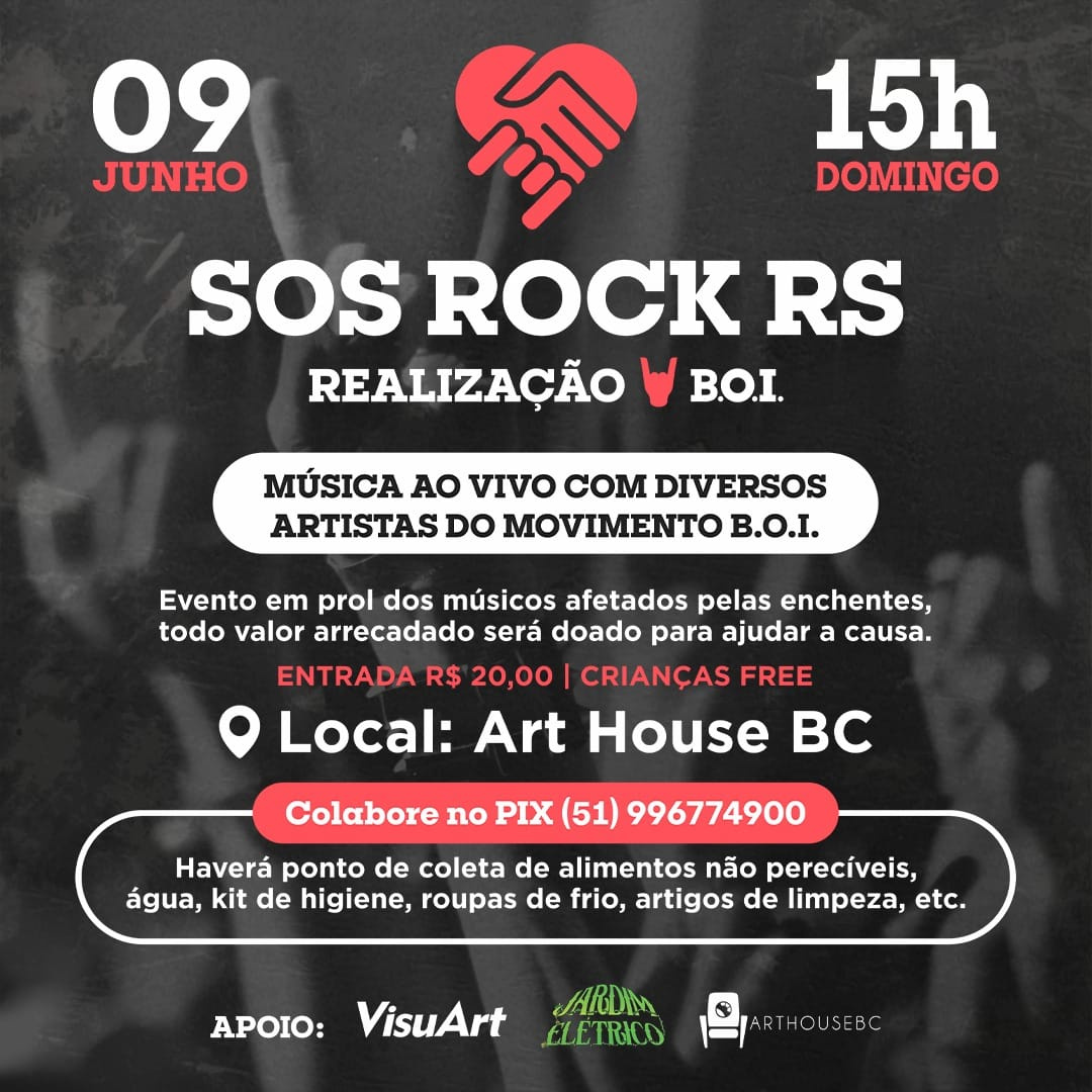 Balneário Camboriú,ArthouseBC,rock’n’roll,Rio Grande do Sul,B.O.I.