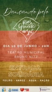 Teatro Municipal Bruno Nitz,Balneário Camboriú,Rio Grande do Sul,Câmara Setorial de Dança do Conselho Municipal de Política Cultural de Balneário Camboriú,Fundação Cultural,ONG Solidariedade e Amor