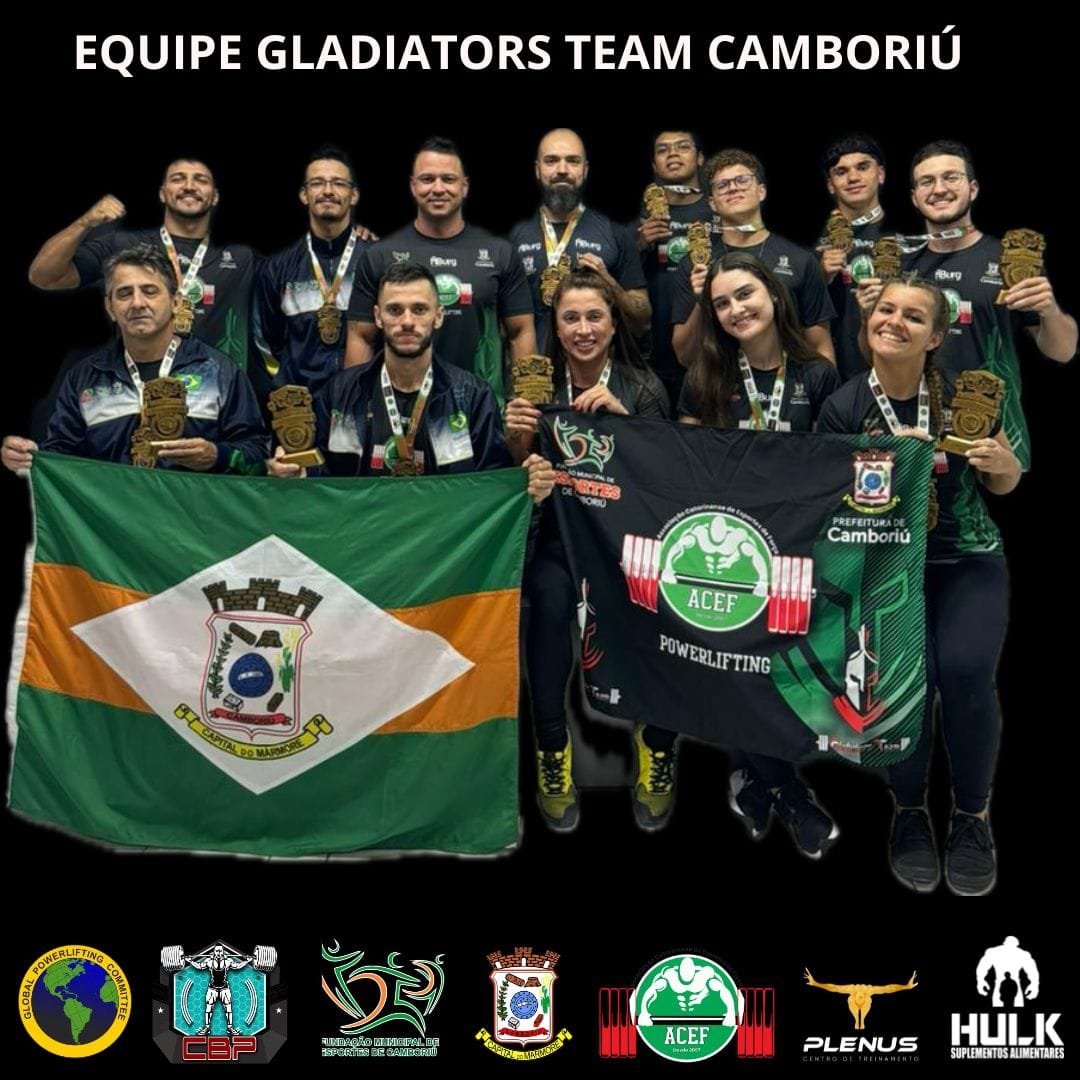 Gladiators Team,Fundação Municipal de Esportes de Camboriú,Camboriú,Campeonato Brasileiro de Powerlifting GPC,Peruíbe,São Paulo,powerlifting,powerbiceps,supino,terra,Campeonato Panamericano,Argentina,Campeonato Mundial,Eslováquia