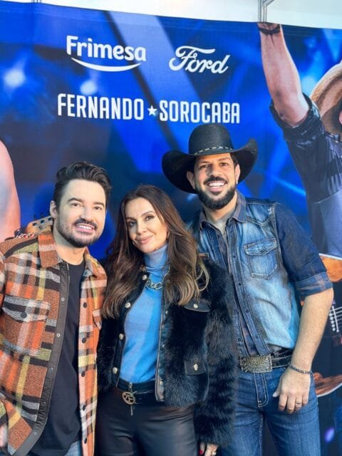 Claudia Métne marcou presença na Festa Junina 2024 do Clube Pinheiros