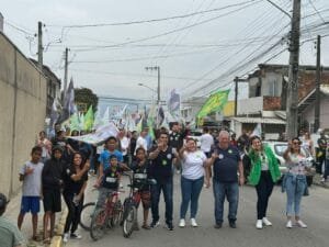 Alexandre Xepa,candidato PL,Itapema,caminhada,política,eleições2024