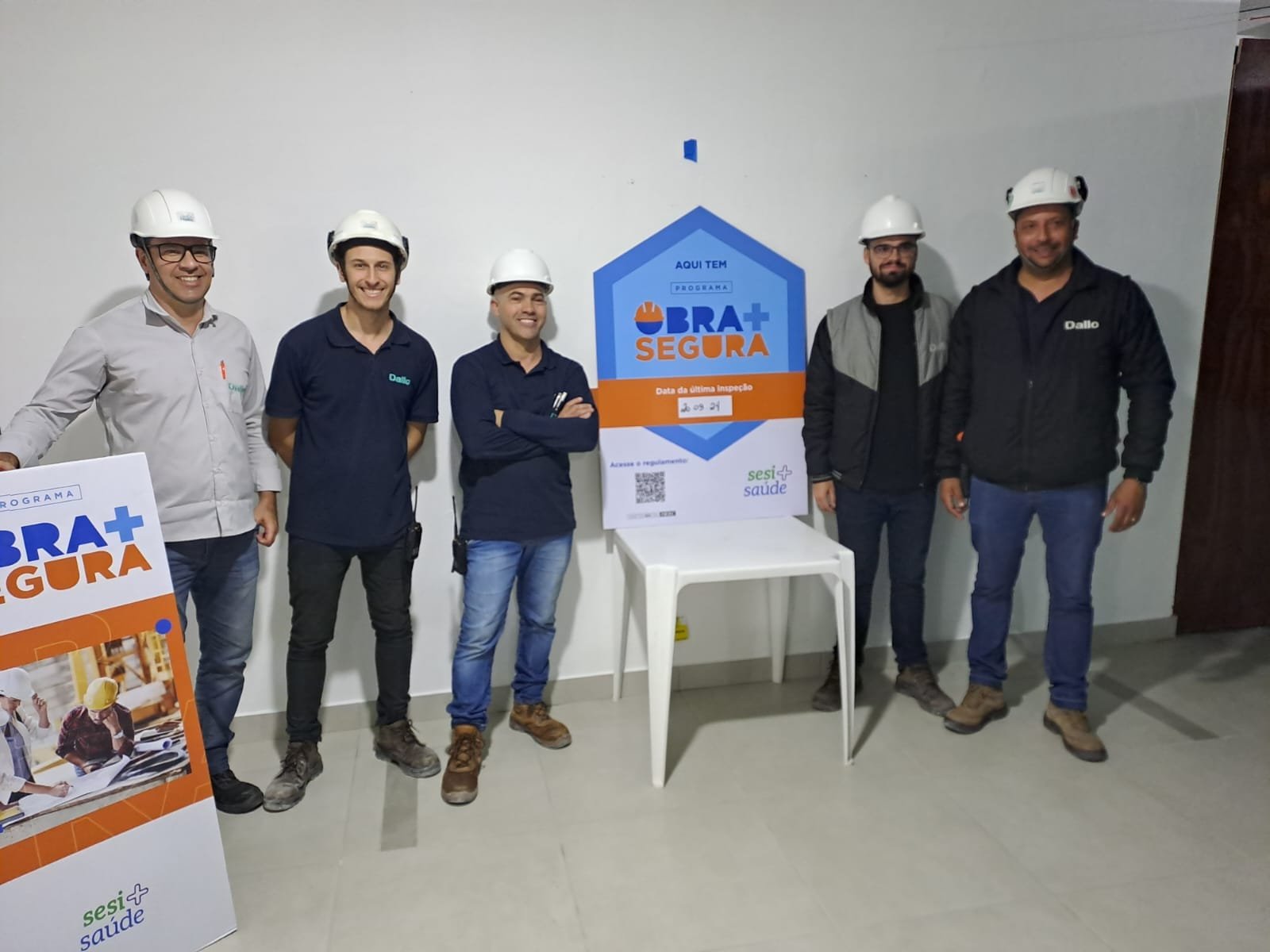 Dallo Construtora,Selo Obra Mais Segura,Segurança no Trabalho