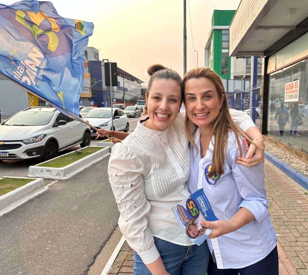 Juliana Pavan,Eleições,Caminhada,Bandeiraço