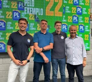 Candidato Peeter Grando,Ex presidente Jair Bolsonado,apoia à candidatura