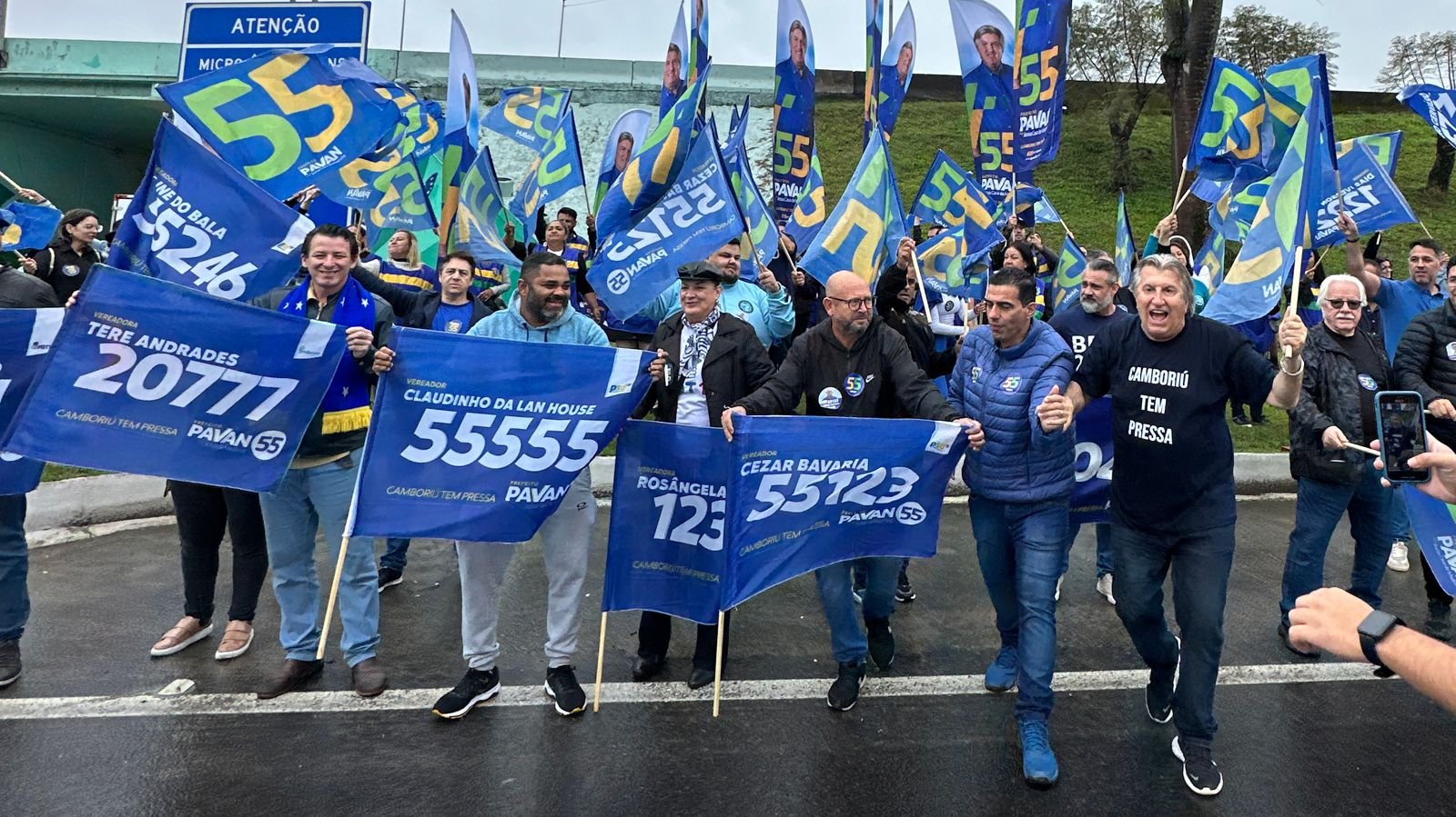 Camboriú,Coligação “Camboriú é a Bola da Vez”,Leonel Pavan,Jozias da Silva,BR-101,Balneário Camboriú,Juliana Pavan,Nilson Probst,PSD,Podemos,PDT,Cidadania,PSDB