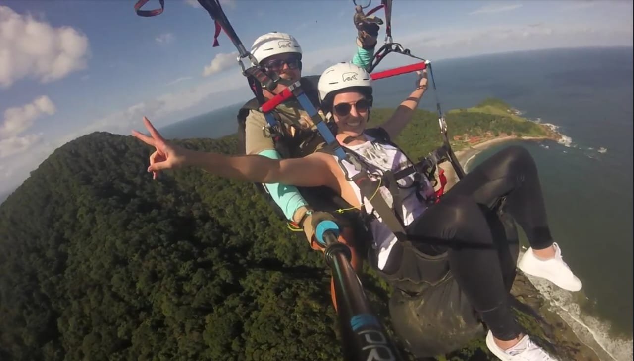 Asas de Brinquedo,Parque da Atalaia,Itajaí,voos de parapente,cestas básicas