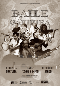 festa,Baile de Gafieira,alegria,ritmo,dança,música,malandragem,participação especial,samba,frevo,foxtrot,milonga,tango,chorinho,Lei Paulo Gustavo,Fundação Cultural,Balneário Camboriú,Prefeitura Municipal,Camboriú,Ministério da Cultura,Governo Federal