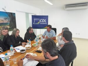 CDL Camboriú,Edson Piriquito,Candidato a prefeito,reunião,reinvindicações,Camboriú