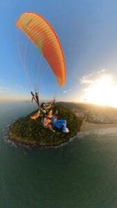 Asas de Brinquedo,Parque da Atalaia,Itajaí,voos de parapente,cestas básicas