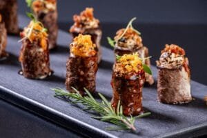 Alma Gastro e Bar,Sushi de Carne Bovina,Alta Gastronomia