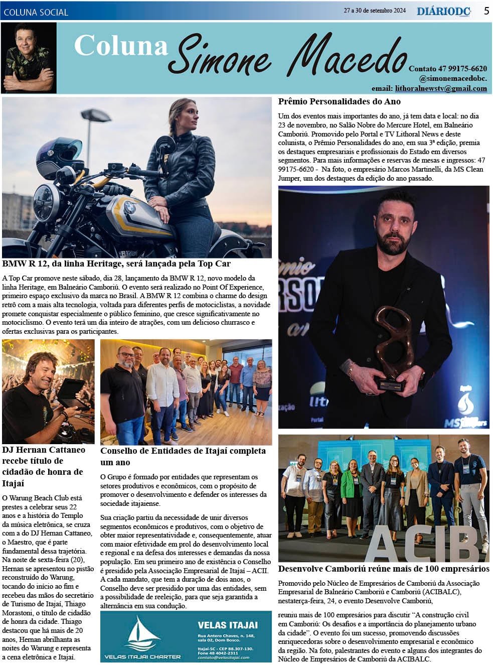 Coluna Social,Jornal Diário DC,Personalidades do Ano