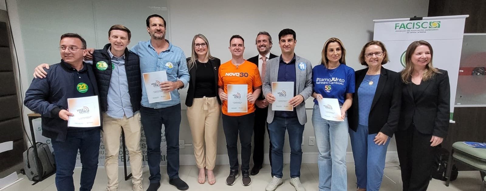 ACIBALC,Voz Única,Balneário Camboriú,Candidatos a prefeito,Pleitos empresariais,Desenvolvimento econômico,Saneamento,Mobilidade urbana,Educação,Gestão pública,Inovação,Parceria público-privada,ODS,Empreendedorismo