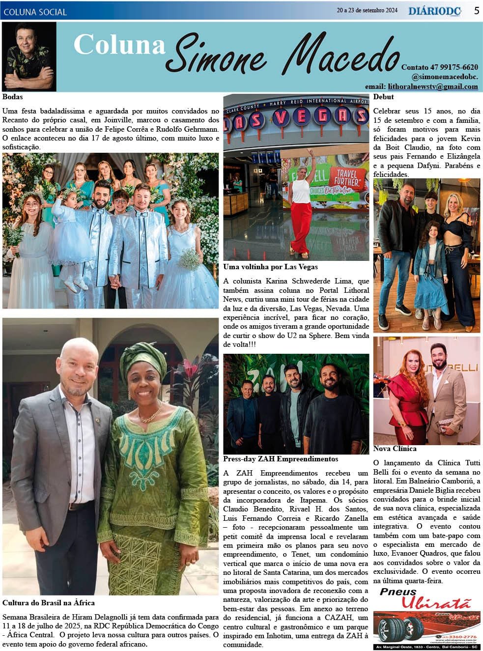Jornal Diário DC,Coluna Social,Simone Macedo