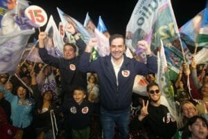 Carlos Chiodini,Márcio José Gonçalves,Comício,Bairro São Vicente,Emerson Stein