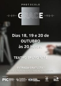 Espetáculo "Protocolo Grace" estreia nesta sexta no Teatro Municipal Bruno Nitz