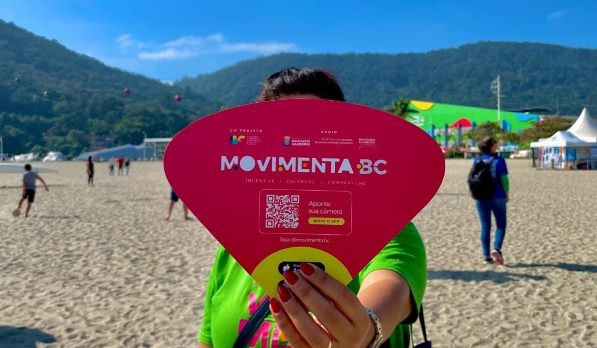 Movimenta BC,Balneário Camboriú,40 mil downloads,cupons de vantagem,Balneário Camboriú Convention & Visitors Bureau,agenda de eventos,Andrezza Negrini,Instagram