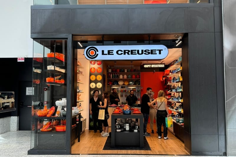Le Creuset,Balneário Shopping,boutique signature,design de cozinha,expansão