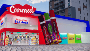 Experiências imersivas,consumidor,farmácias,farmacêutica,trade marketing,indústria,varejo farmacêutico,redes sociais,Carmed,marcas de hidratantes labiais