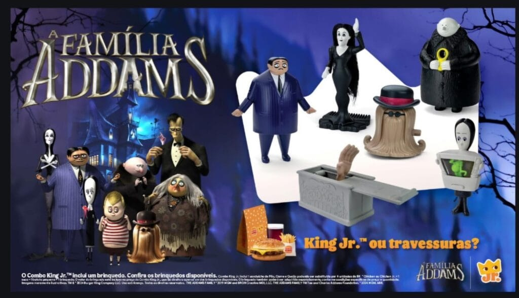 Burger King® celebra o Halloween com A Família Addams