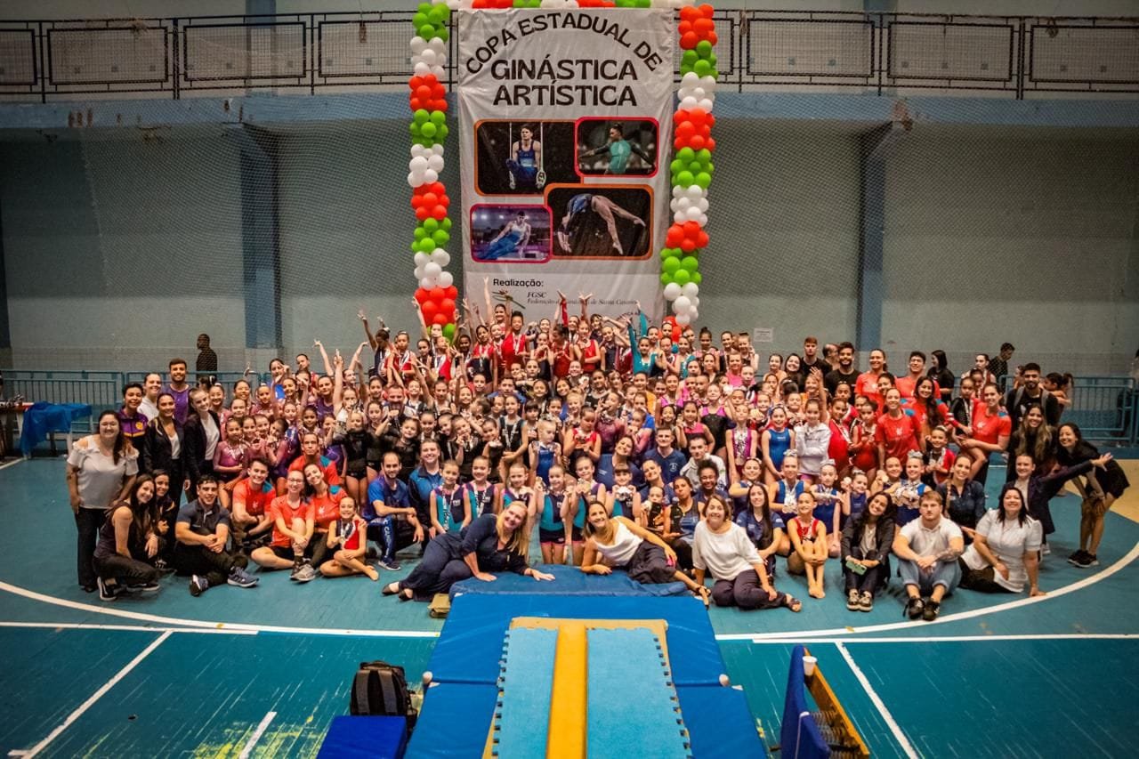 Balneário Camboriú se destaca na Copa Estadual de Ginástica Artística