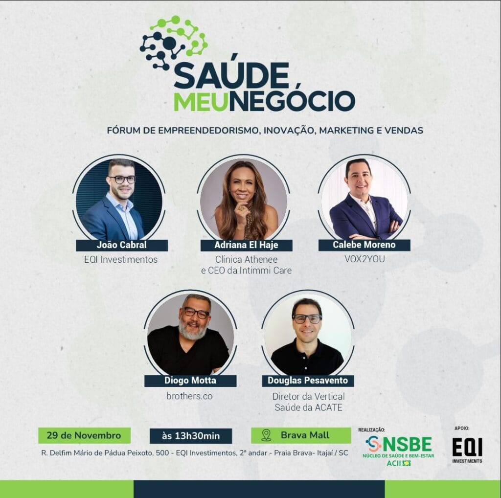 Fórum oferece conhecimentos de empreendedorismo aos profissionais de Saúde