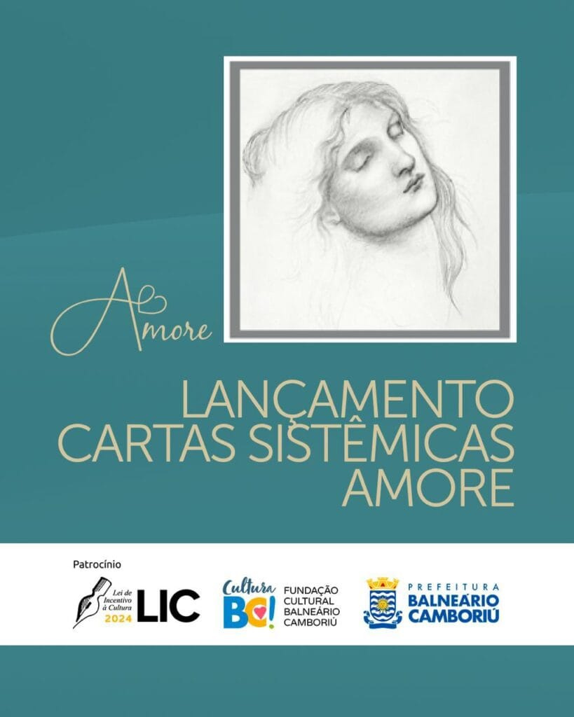 Livro Cartas Sistêmicas Amore será lançado dia 5 de dezembro em BC