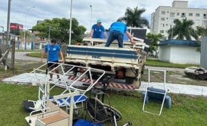 Mutirão realiza limpeza e organização no entorno do Hospital Municipal Ruth Cardoso