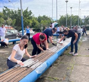 Mutirão realiza limpeza e organização no entorno do Hospital Municipal Ruth Cardoso