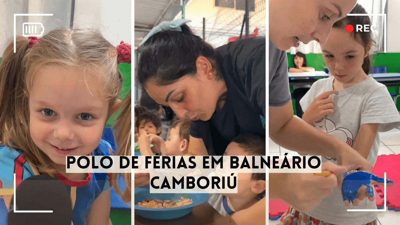 polos de férias,educação infantil,Balneário Camboriú,transporte escolar,recesso escolar.