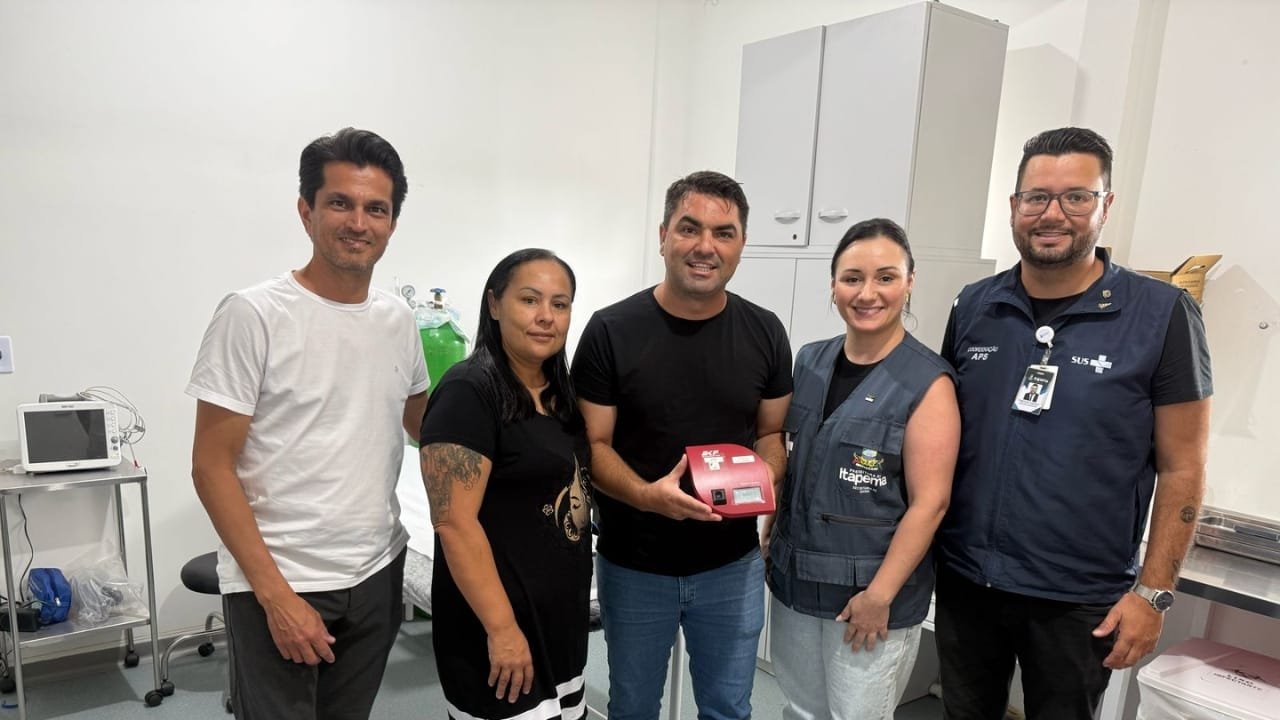 Itapema,saúde pública,combate à dengue,diagnóstico,hemoglobinômetro,atendimento médico,dengue hemorrágica.