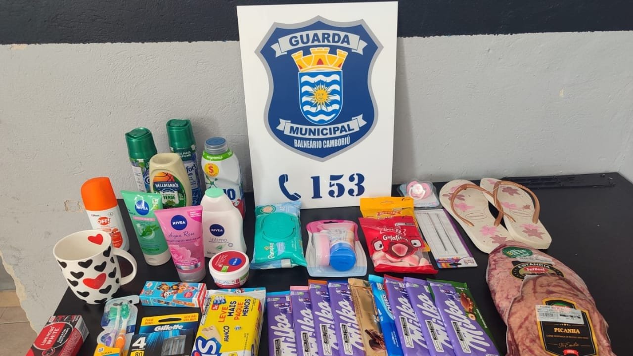 Guarda Municipal,Balneário Camboriú,furto,supermercado,Avenida José Alves Cabral,Central 153,Conselho Tutelar