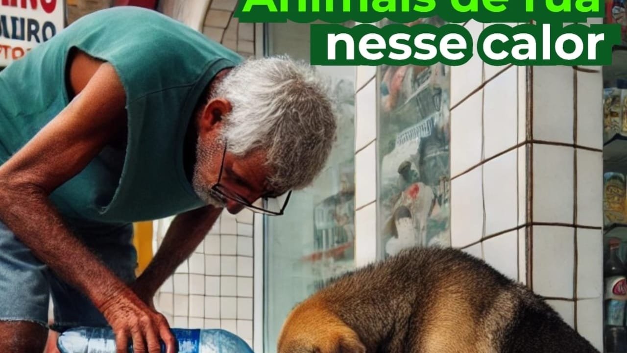 Diretoria de Bem-Estar Animal,Semae,Calor Intenso,Animais de Rua,Pets,Golpe de Calor,Desidratação,Exaustão,Abrigo Adequado,Temperatura Interna,Raças Braquicefálicas,Bulldogs,Pugs,Atendimento Veterinário,Maus-Tratos,Polícia Militar,Animais nas Praias,Locais Públicos Arborizados,Responsabilidade Coletiva