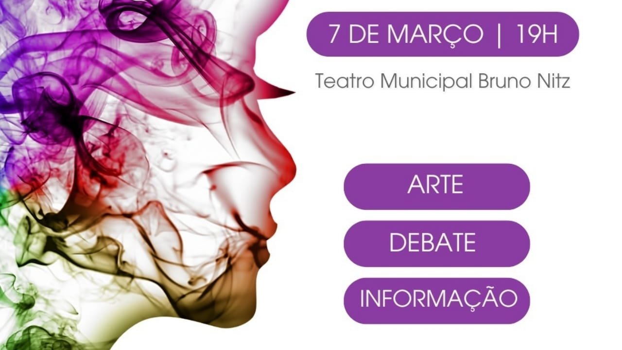 Por Elas Com Elas,Teatro Bruno Nitz,Balneário Camboriú,direitos das mulheres,curta-metragem Irei,Delegacia da Mulher,Rede Catarina,Conselho Municipal dos Direitos da Mulher,OAB Por Elas,violência contra a mulher,assédio,arte e cultura,debate,Jane Pinto,Patrícia Nicodemos