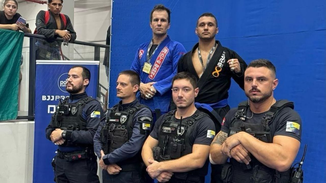 Guarda Municipal de Itapema,Jiu-Jitsu,Circuito Catarinense Mormaii,Alexandre Martins Piazera,Peterson Cunha,Juarez Ferreira,segurança pública,esporte,medalhas
