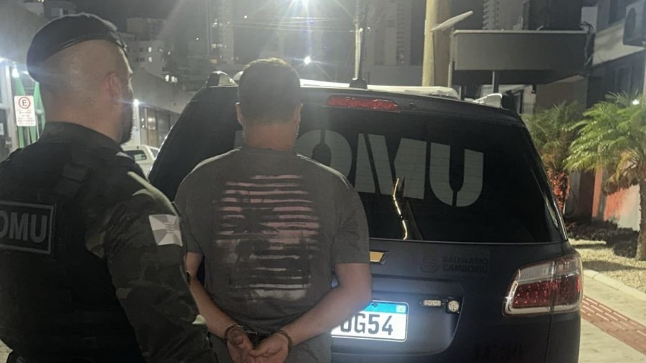 estupro,prisão foragido,Guarda Municipal,Balneário Camboriú,Bairro das Nações,Rua Marrocos,mandado de prisão,ROMU,Complexo Penitenciário do Vale do Itajaí
