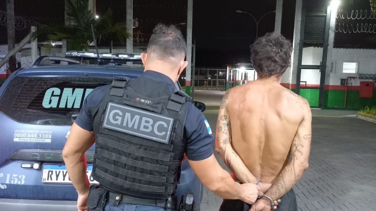 homicida foragido,prisão,Guarda Municipal,Balneário Camboriú,Bairro dos Municípios,Complexo Penitenciário,mandado de prisão,Comarca de Navegantes