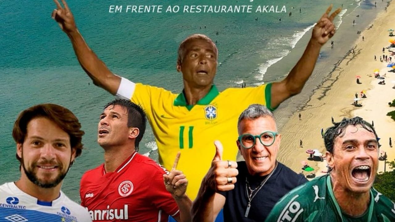Desafio M. Santos,futevôlei,Porto Belo,Romário,Eri Johnson,Preto Casagrande,Índio,Alex Dias,praia do Perequê,M. Santos Empreendimentos,Fundação Municipal de Esportes