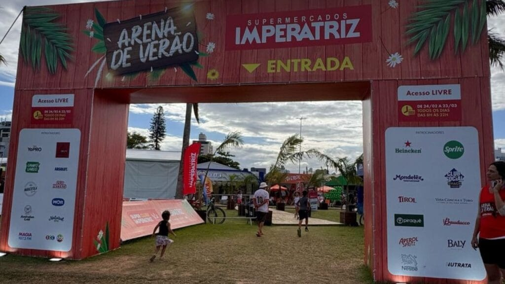 Arena de Verão,Florianópolis,esporte,lazer,aniversário de Florianópolis,Supermercados Imperatriz,atividades gratuitas,torneios,clínicas esportivas,Sportsland