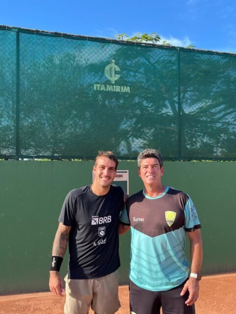 Felipe Meligeni é o novo reforço da ADK Tennis, do Itamirim Clube de Campo, em Itajaí (SC)