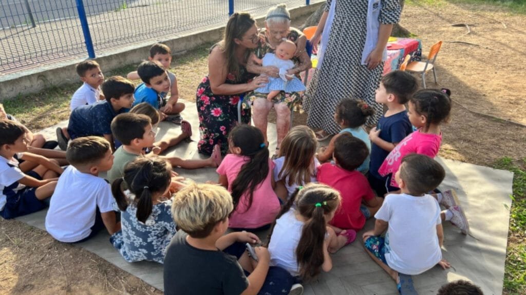 moradora mais velha Itajaí,Dona Margarida 105 anos,projeto Itajaí tem história,centro educacional Itajaí,Clube Náutico Marcílio Dias,educação infantil SC,patrimônio cultural,secretos da longevidade