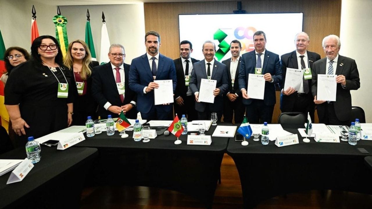 CODESUL Banco Mundial,Defesa Civil integrada,Santa Catarina liderança,Jorginho Mello governador,enchentes e deslizamentos,consultoria US$ 1 milhão,central operacional SC,tratado TIR Brasil,revisão FPE,fundo constitucional Sul,Eduardo Leite RS,Eduardo Riedel MS,Darci Piana PR,emergências climáticas,logística e infraestrutura