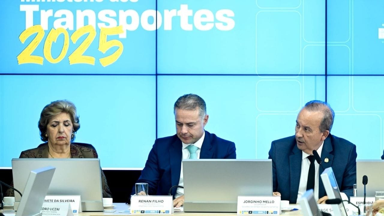 contorno Morro dos Cavalos,Jorginho Mello,Renan Filho,BR-101 SC,Rio Maciambú,concessão rodoviária,PAC 2024,Alesc,gargalo logístico