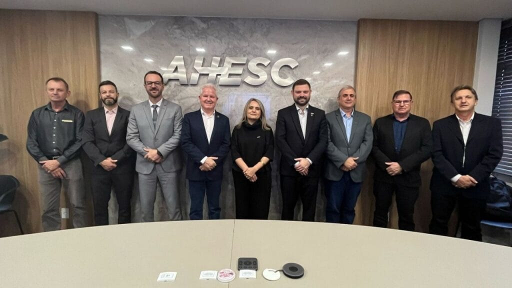 AHESC,nova diretoria,Maurício Souto-Maior,triênio 2025-2028,FHESC,Irmã Neusa Lucio Luiz,saúde filantrópica,hospitais SC,gestão em saúde