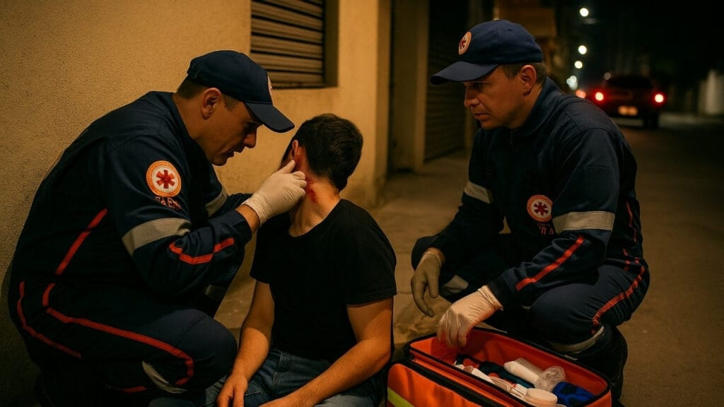 esfaqueado Balneário Camboriú,homem ferido a faca SC,tentativa de homicídio BC,violência madrugada SC,ataque com faca Balneário Camboriú