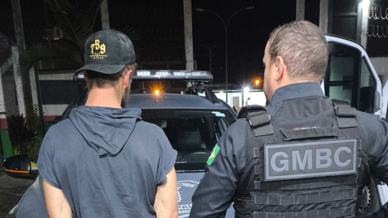 prisão traficante foragido SC,ação DCOI Santa Catarina,Guarda Municipal prende traficante,mandado de prisão Içara SC